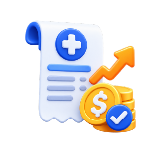 Net collection rate icon